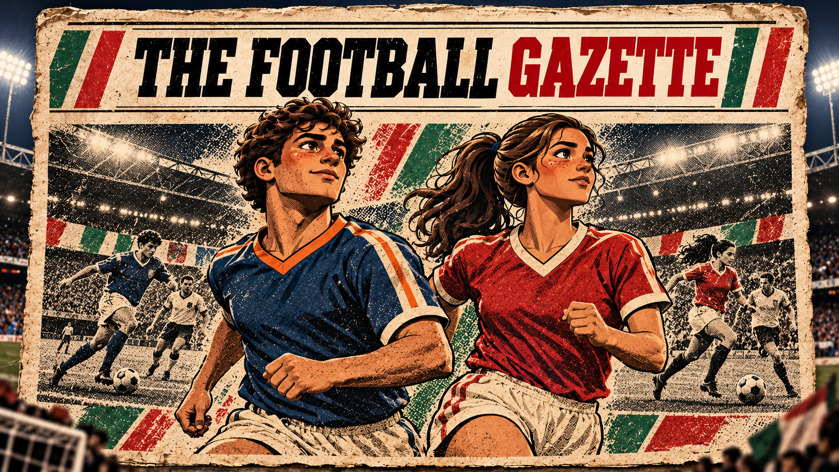 The Football Gazette 封面美术