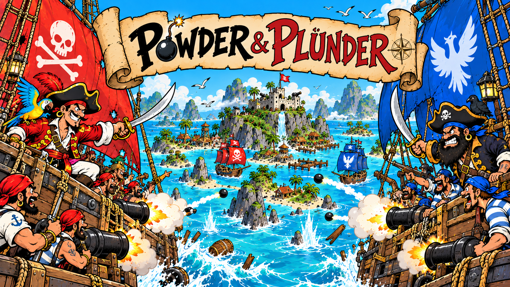 Powder & Plunder 海盗舰队争夺群岛